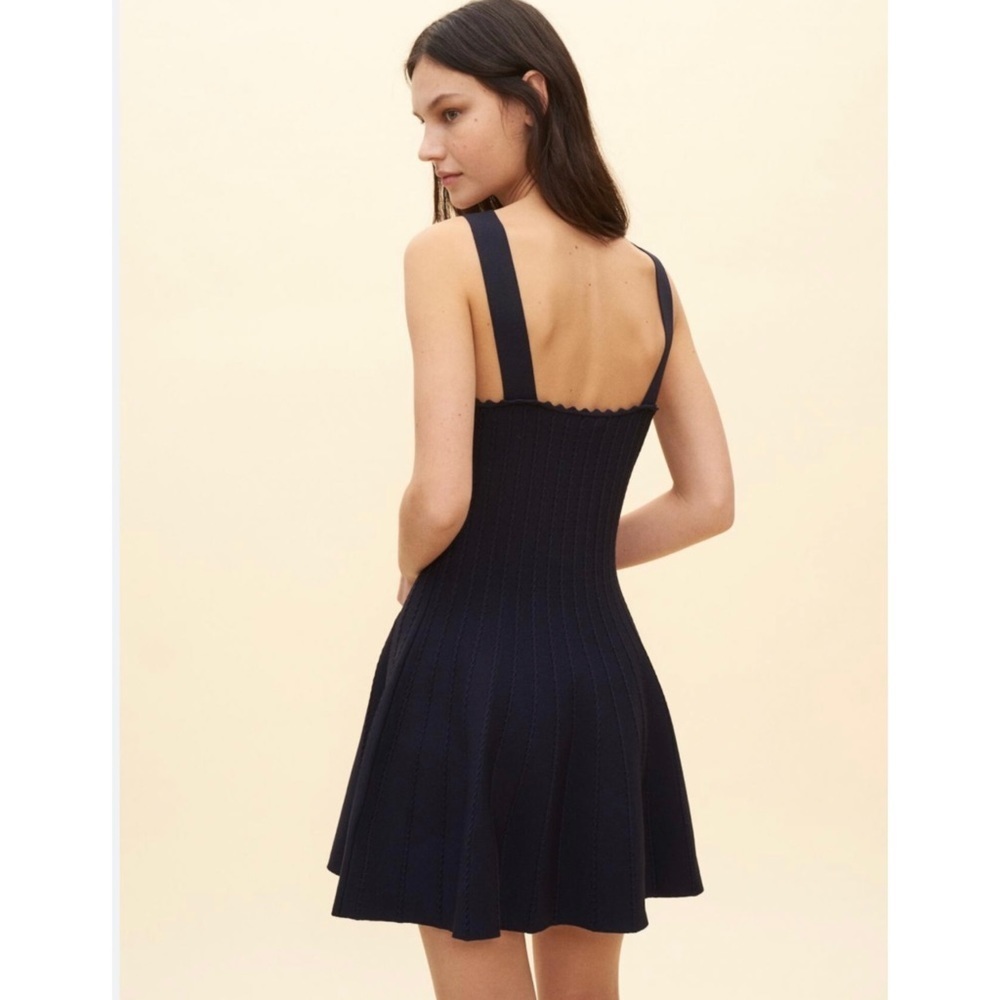 Claudie Pierlot Knit Flare Mini Dress View 4